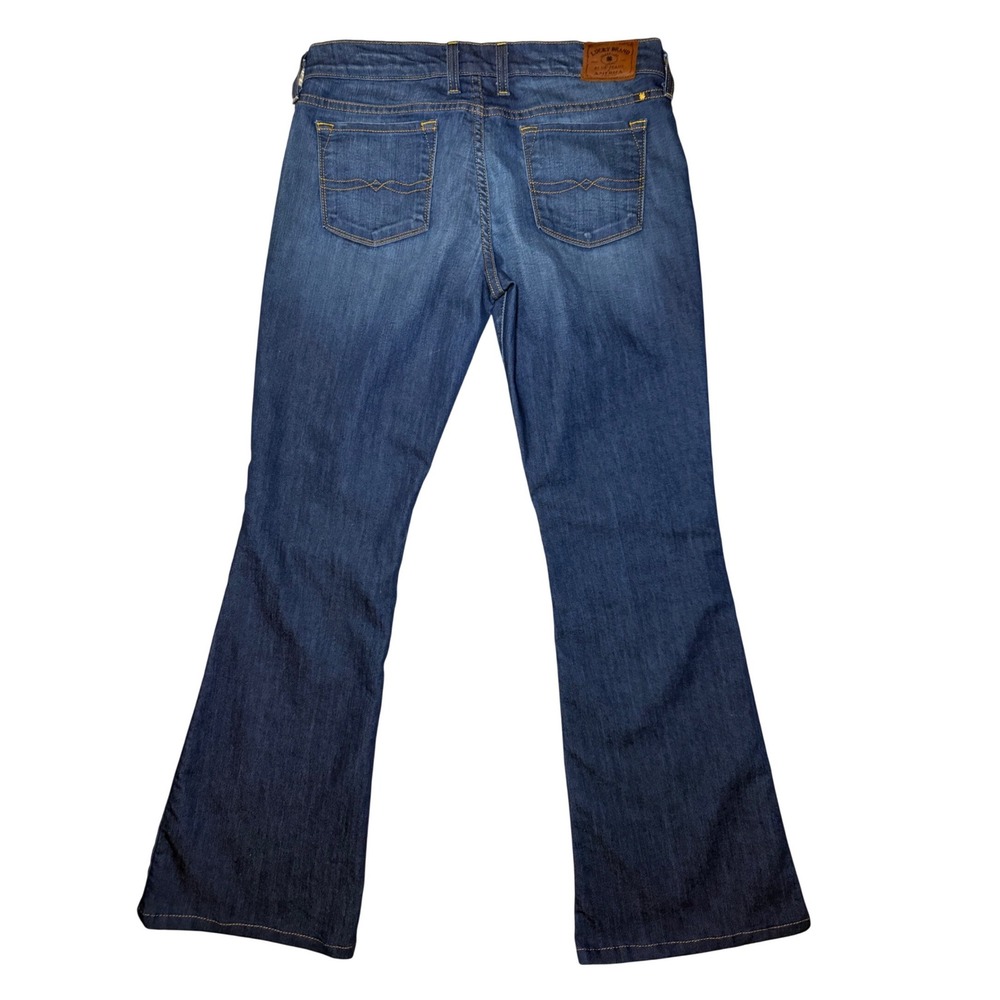 Lucky Brand Charlie Flare Women Sz 6/28 Blue Denim Bootcut Jeans - Picture 6 of 7